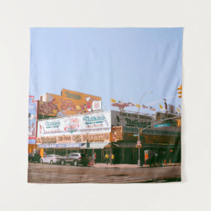 TAPIZ AUTOS ESTACIONADOS AL LADO DE LA CARRETERA DURANTE