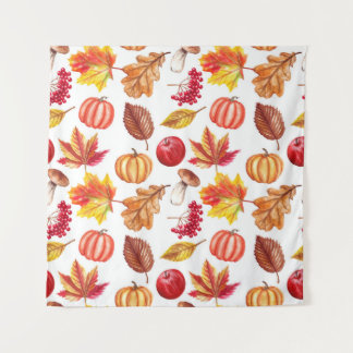 Tapiz Autumn Botanic Seamless: Elegancia Floral.