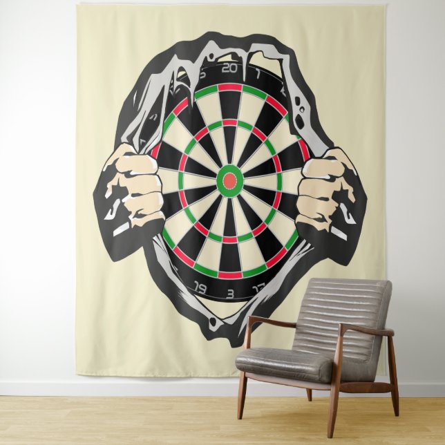 Tapiz Avance hacia el Bullseye - Ultimate Dartboard (In situ)