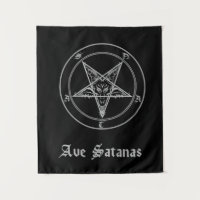 Tapiz Ave Satanas