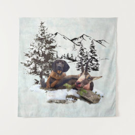 Tapiz Aventura de caza de cabras de montaña