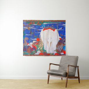 Tapiz Aves, animales y plantas florecientes (derecha)Jak