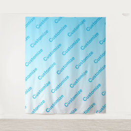 Tapiz Azul cielo (¡color cambiable!) Patrón de color ocm