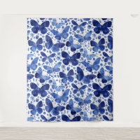 Azul de agua de mariposas