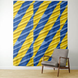Tapiz Azul y Amarillo Ucrania Inspirado paz anti guerra