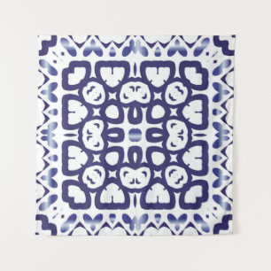 Tapiz Azulejo tradicional portugués. Mar virgen