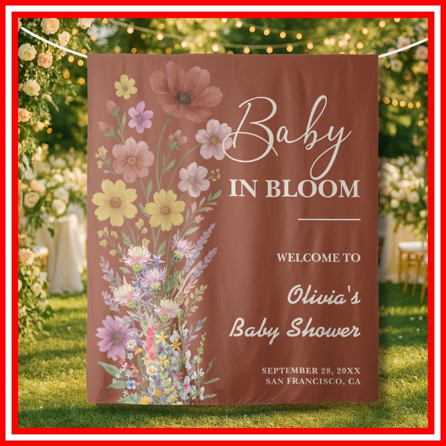 Tapiz Baby en Flor Baby Shower (Subido por el creador)