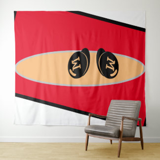 Tapiz Baby RoomCUTE_RED_WHITE_BLACK_ RMDESIGNFLO55