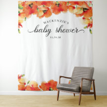 Baby Shower de la amapola dorada