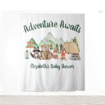 Baby Shower Rustic Woodland Animals