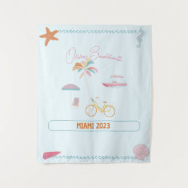 Tapiz Bachelorette Temática del Océano