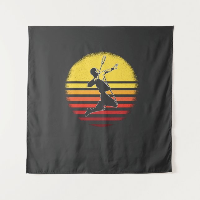 Tapiz Badminton Vintage (Anverso)