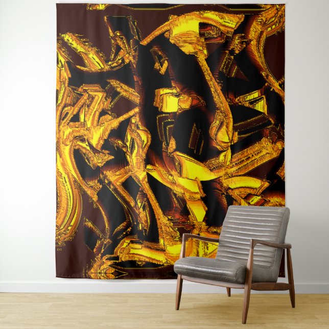 Tapiz Bagazo o trozos de cáscara de mandarina deshidrata (In situ)