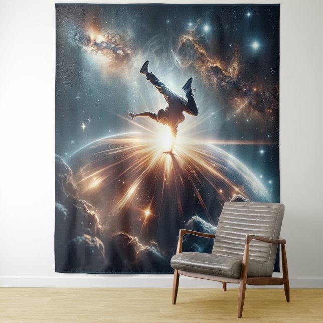 Tapiz Bailarín en acción, Ai, acción en galaxia (In situ)