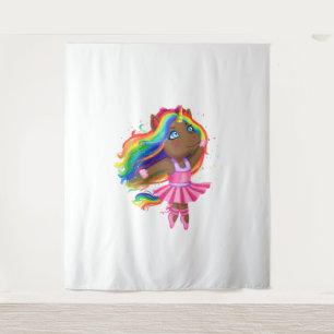 Tapiz Baile bailarín de Ballerina, Chica africana de uni