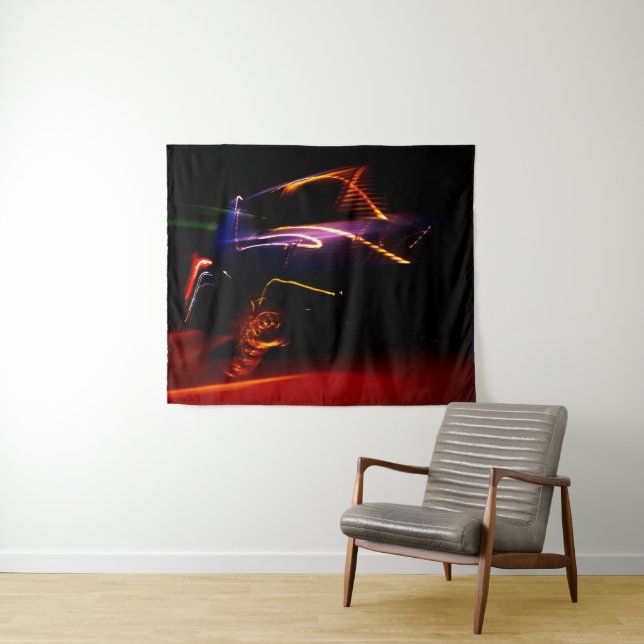 Tapiz baile de coche morado (In situ (horizontal))