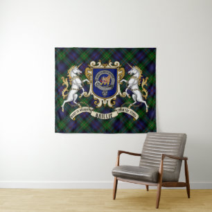 Tapiz Baillie Clan Badge & Tapestry