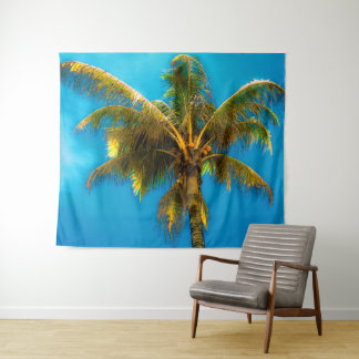 Tapiz Bajo la palma de coco