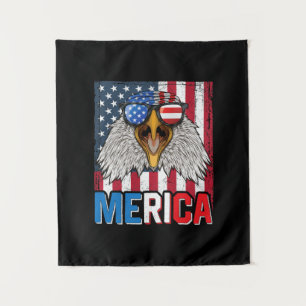 Tapiz Bald Eagle Merica 4 de Julio