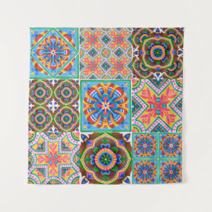 Tapiz Baldosas cerámicas, mayólica, ornamentabstracta, á