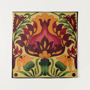 Tapiz Baldosas de época, decoración Art Nouveau.