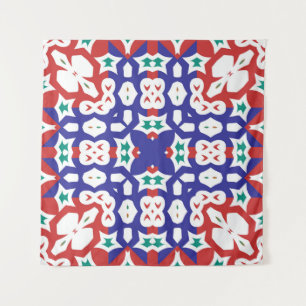 Tapiz Baldosas ornamentadas antiguas talavera méxico. De