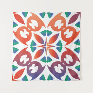 Tapiz Baldosas ornamentadas antiguas talavera méxico. De