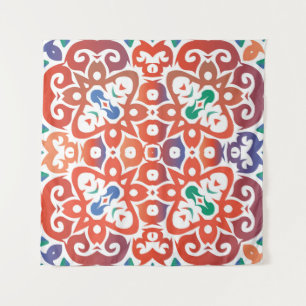 Tapiz Baldosas ornamentadas antiguas talavera méxico. Di