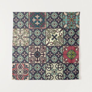 Tapiz Baldosas portuguesas: sin problemas al estilo Tala