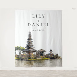 Tapiz Bali Wedding Photo Backdrop