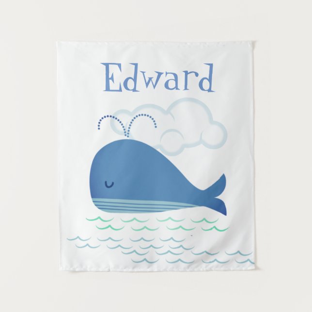 Tapiz Ballena relajada (Anverso)