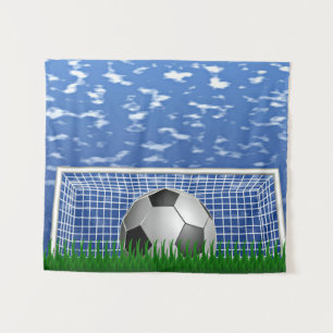 Tapiz Balón de Fútbol en Red