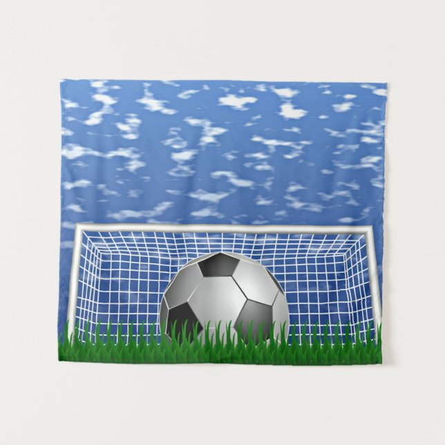 Tapiz Balón de Fútbol en Red (Anverso (horizontal))