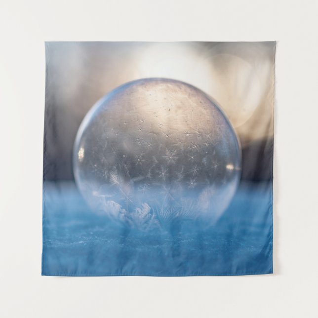 Tapiz Balón de vidrio transparente (Anverso)
