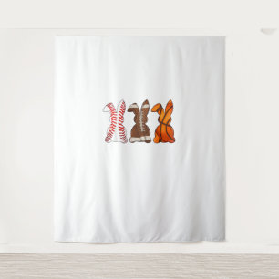 Tapiz Baloncesto Béisbol Deportes Pascua Bunny R