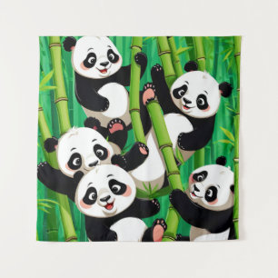 Tapiz Bamboo Panda