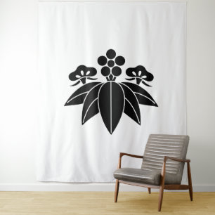 Tapiz Bambú de pino al estilo gentiano