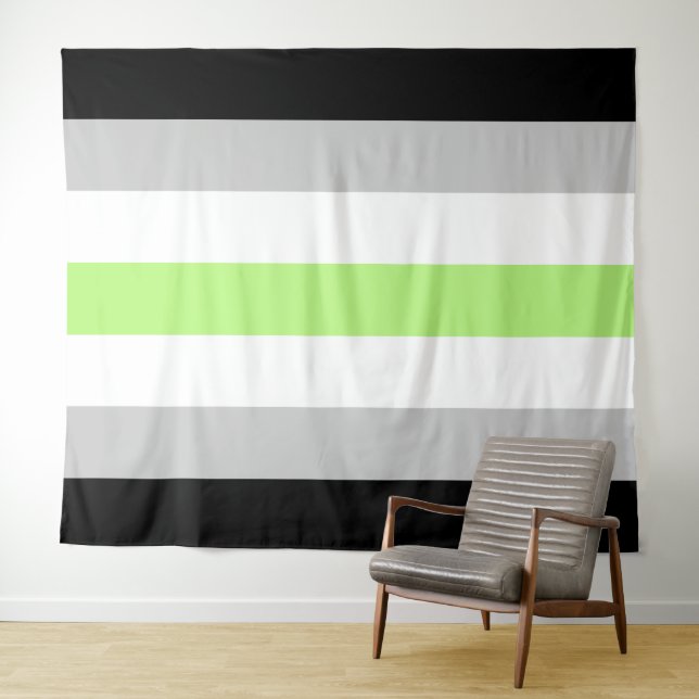 Tapiz Bandera Agénero Extra Grande LGBT (In situ (horizontal))