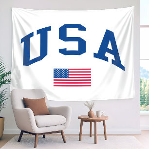 Tapiz Bandera Americana del Día de la Independencia Patr