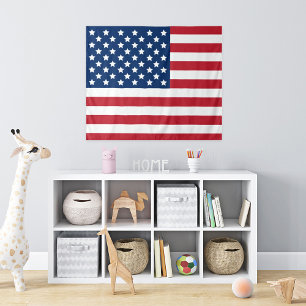 Tapiz Bandera Americana Rojo Blanco y Azul