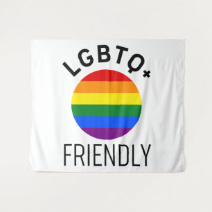 Tapiz bandera amistosa de lgbtq símbolo de esperanza de