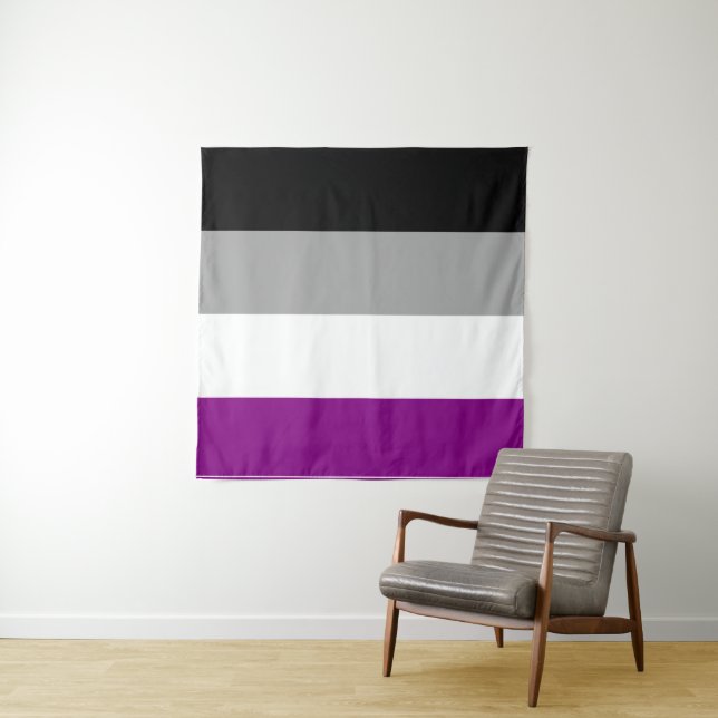 Tapiz Bandera asexual 57 x 57 (In situ (horizontal))