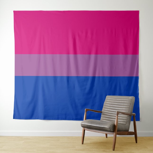 Tapiz Bandera bisexual extra grande LGBT (In situ (horizontal))