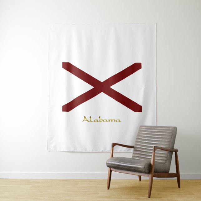 Tapiz Bandera de Alabama (In situ)