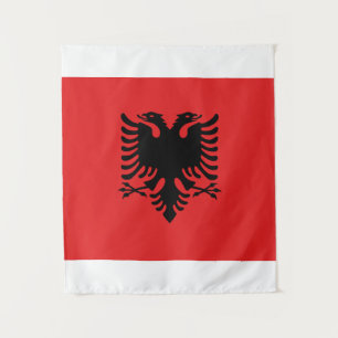 Tapiz Bandera de Albania - Flamuri Kombëtar - bandera
