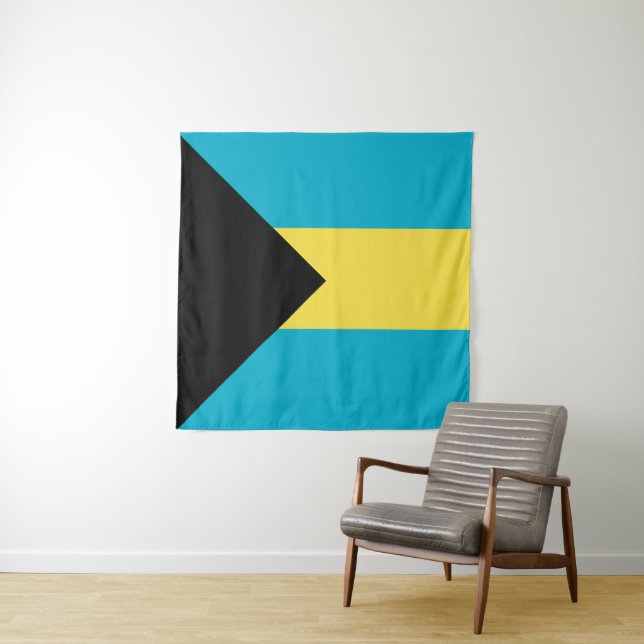 Tapiz Bandera de Bahamas (In situ)