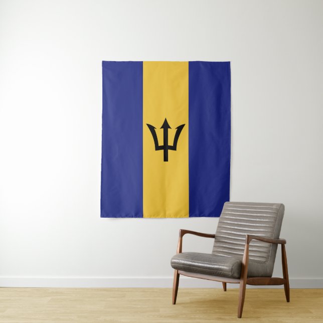 Tapiz Bandera de Barbados (In situ)