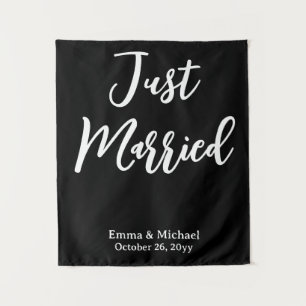 Tapiz Bandera de boda personalizada Señal de ceremonia p