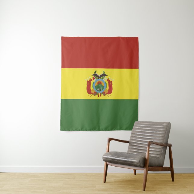 Tapiz Bandera de Bolivia (In situ)