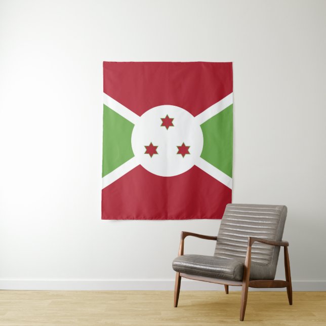 Tapiz Bandera de Burundi (In situ)